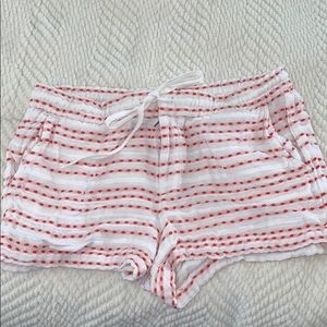 Lou & Grey red dot linen shorts